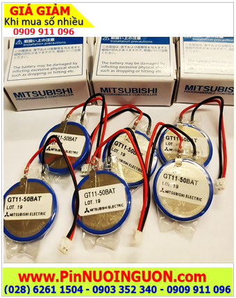 Mitsubishi GT11-50BAT; Pin nuôi nguồn PLC Mitsubishi GT11-50BAT lithium 3v 620mAh chính hãng 